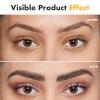 3 IN 1 Eyebrow Gel Kit With 2 Eyebrow Brushs,High Pigment,Waterproof,Long Wearing, Eyebrow Pomade For All Skin Tones, #07 taupe view 3