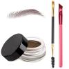 3 IN 1 Eyebrow Gel Kit With 2 Eyebrow Brushs,High Pigment,Waterproof,Long Wearing, Eyebrow Pomade For All Skin Tones, #05 soft-brown view 1