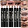 8Pcs Cream Eye Shadow Brightener Stick Makeup Set, Champagne Pearl Taupe Bronze Cocoa Stone Putty Smoky Amethyst Shimmer Matte Eyeshadow Eyeliner Pencil Applicator Stick Palette Makeup for Older Women view 1