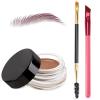 3 IN 1 Eyebrow Gel Kit With 2 Eyebrow Brushs,High Pigment,Waterproof,Long Wearing, Eyebrow Pomade For All Skin Tones, #08 auburn view 1
