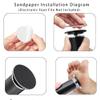 ibubu 60 Pieces Replaceable Foot Sandpaper Discs for Electric Foot File Adjustable Speed Callus Remover Machine Feet Hard Dead Skin Removal(Super Smooth 180 Grit) view 4