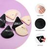 AOA Studio Velvet Puffs Makeup Puff Set of 6 Loose Powder Body Powder, Velour Makeup Blender Sponge Foundation Blending Sponges Set Beauty Makeup Tools(Black/Peach) view 4