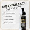 EBIN NEW YORK Wonder Lace Bond Melt Mousse 8.5oz/250ml- Extreme Firm Hold (Supreme) | Biotin + Castor Oil | No Residue, Long Lasting Formula with Protecting Edges, Gives Undetectable and Natural Look view 4