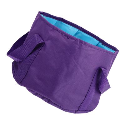 balacoo Portable Collapsible Foot Soaking Basin Foldable Travel Foot Bath Tub and for Home and Outdoor Use Purple