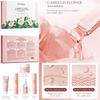 BIOAQUA Camellias Anti-Oxidation Moist Repair Toner Essence Face Cream Cleanser Lotion Camelia Flower Extract Serum Nourishing Emollient Moisturizing Skin Gift Box 100ml+30ml+50g+80g+100ml 5PCS Set view 2