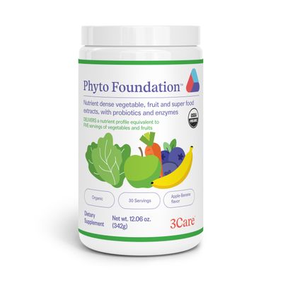 3Care Phyto Foundation-Greens, antioxdants, probiotics and More