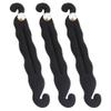 FRCOLOR 3pcs Pearl Hair Bun Maker Foam Sponge Donut Maker Beauty Hair Bun Clips Ponytail Bun Maker for Women Lazy view 1