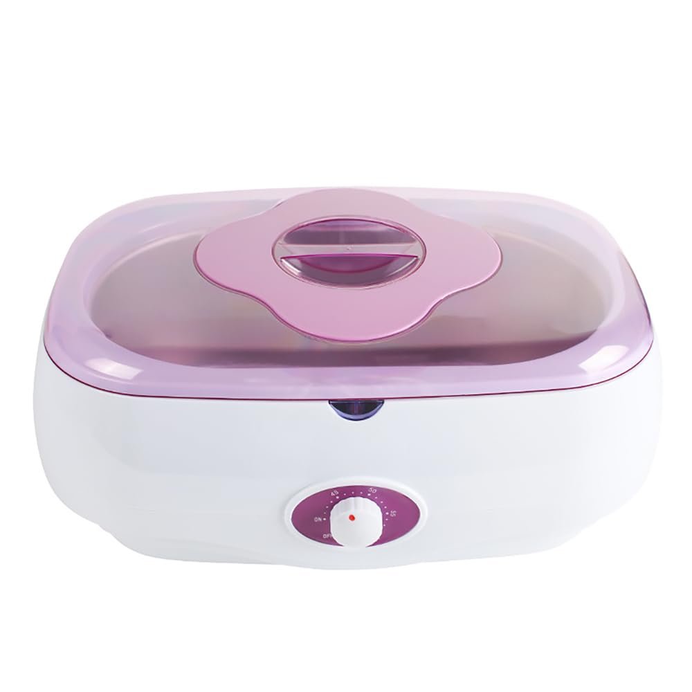 TsoLay Warmer for Hair Removal, 280W Waxing Kit, 4L Wax Melter, 0C and 60C Adjustable Temperature, Transparent Dust Cover Design, Suitable for Full Body, Legs, Face, Eyebrows, Skin