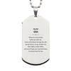 Christmas Gigi Silver Dog Tag Gifts, Motivational Gigi Gifts, Gigi Birthday Unique Gifts Ideas For Gigi, To My Gigi Wherever your journey in life may take you. I pray you'll always be enjoy the r view 1