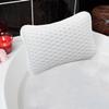 Bath Pillows for tub,Home Spa Pillows for Bathtub, Hot Tub,Head and Neck Support with 2 Strong Suction Cups,White view 1