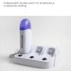 Depilatory Wax Heater, Portable Depilatory Machine, Transparent Window, Independent Switch, Removable and Easy to Clean, Used for Hair Removal Nursing, Beauty Care,Skin Maintenance view 3