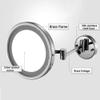 MESKEL Home Vanity Dressing Table Makeup Wall Mount LED Lighted 5X Magnifying Extendable Single Side Cosmetic (Color : C) view 4