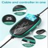 Subay Electric Nail Drill Set, 25000 RPM Professional Manicure Pedicure Kit for Feet Hands Thick Nail Cuticle, 11 in 1 Nail Care Trimmer Buffer E File for Women Men Baby Pets, Green view 3