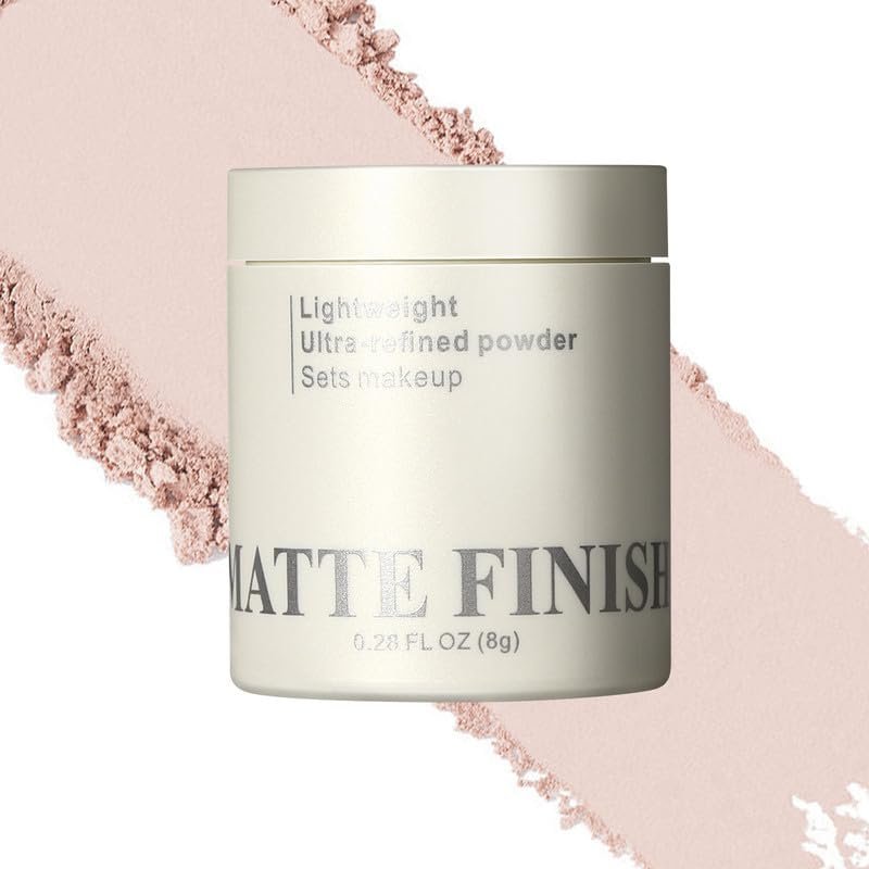 Easilydays Pink Loose Setting Powder For Women, High-Definition Traceless Face Setting Powder, Oil Control Waterproof Setting Makeup, Lasting Coverage, Lightweight Fine Texture, Soft Focus Finish, 02