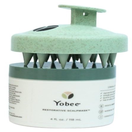 Yobee Restorative Probiotic Scalp Mask and Scalp Massager Bundle for Adults