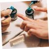 GLEAVI Wooden Cleaning Finger Nail Brush with Pig Bristles - Double-Sided Fingernail Brush Non-Slip Nails Scrubber for Scrubbing Fingernails and Toes view 3
