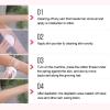 Hair Remover , Electric Threading Epilator , Physical Threader Hair Remover , Face Epilator USB Charging Threading Tool for Face Electric Threading Eyebrow Threading Machine for Face Arm Leg (Pink) view 2