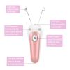 Hair Remover , Electric Threading Epilator , Physical Threader Hair Remover , Face Epilator USB Charging Threading Tool for Face Electric Threading Eyebrow Threading Machine for Face Arm Leg (Pink) view 3