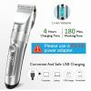 Beard Trimmer for Men, Hair Clippers for Men, Rechargeable Cordless Hair Trimmer, Men's Grooming Kit for Hair, Face, Beard, Professional Electric Barber Clippers view 3