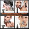 BAHREL Beard Trimmer for Men, All in One Mens Beard Grooming Kit, IPX7 Washable Mustache Nose Hair Trimmer, Foil Trimmer & Body Shaver, Electric Razor for Men Gifts (Color : Gold) view 2