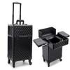 HZYLDQZJY Rolling Nail Case Lockable Portable Cosmetic Organizer Trolley Beauty Salon view 1