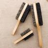 GLEAVI Double-sided Bristle Beard Brush for Men Portable Beard Styling Tool Handle for Grooming Facial Hair for Bearded Men Compact Go Use view 2