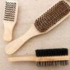 GLEAVI Double-sided Bristle Beard Brush for Men Portable Beard Styling Tool Handle for Grooming Facial Hair for Bearded Men Compact Go Use view 3