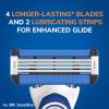 BIC EasyRinse Anti-Clogging, Refillable Men's Razors With 4 Blades, 1 Handle and 3 Refill Razor Cartridges Razor Kit view 4