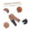 FRCOLOR 4pcs Double-sided Sharpening Strop Strap for Manual and Knives Practical Tool for Professional Barbers and Home Use Random view 4