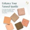 Guide Beauty Shadow Palette, Shimmer Eyeshadow Palette Featuring Hues Ranging from Radiant Golden Champagne & Copper Rose to Dusky Greens, Universal, Ergonomic Design, 6 Shades, 1 pc view 4