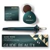 Guide Beauty Eyeliner Duo, GUIDE Wand & Line Luxe/Long-Wear Eyeliner Cream (Brown), Multi-Purpose Make-Up Application Tool, Universal Design for Easy Eye & Lip Liner view 1