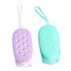 Amosfun 4pcs Shower Brush Dual-Sided Bath Scrubber for Exfoliating and Massaging Skin for Adults and Random Color Bathing Helper view 2
