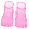 Anneome 1pair Massage Foot Bath Shoes Foot Soak Tub Shoes for Relaxation and Blood Circulation for Home Use Fits Small Red view 1