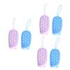 Amosfun 6pcs Bath Brush Dual-Sided Exfoliating Sponge for and Massaging Random Color for Women and Men for Boys and Girls and Delicate Skin view 1