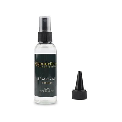GlamorDove Adhesive Remover Hair Extension Tape Remover Bonding Keration Extensions Remover Hot Melt Glue Remover Precision Bottle Wig Glue Remover for Tape in Extensions