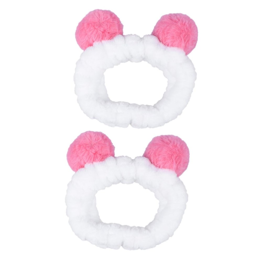 balacoo 2pcs Elastic Headband Women Non Slip Exercise Hair Wrap Bandana Headband Soft Hair Accessories for Women