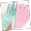 Amosfun 2pairs Moisturizing Hand Care Gloves Gel Lining for Touchscreen Compatible Exfoliating Gloves for Soft Smooth Hands for Dry Skin Care view 2