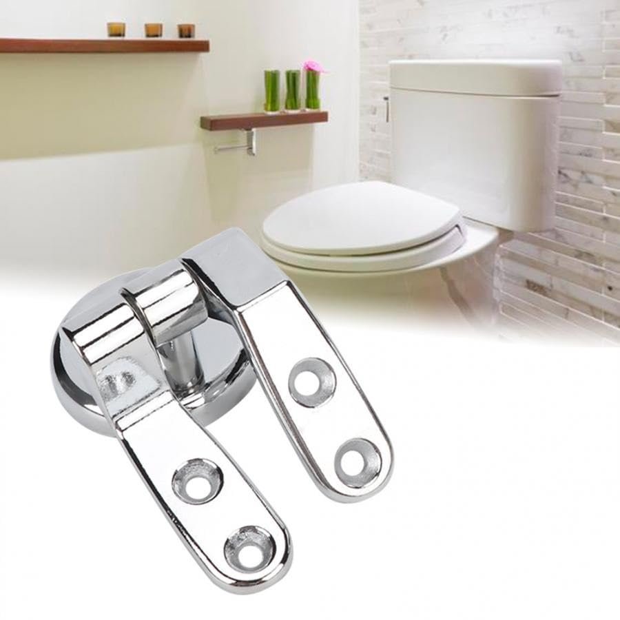 General Adjustable Replacement Toilet Lid Hinge Set Toilet Lid Fixings Zinc Alloy Bathroom WC Cover Repair Kits