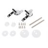 General Adjustable Replacement Toilet Lid Hinge Set Toilet Lid Fixings Zinc Alloy Bathroom WC Cover Repair Kits view 2