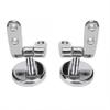 General Adjustable Replacement Toilet Lid Hinge Set Toilet Lid Fixings Zinc Alloy Bathroom WC Cover Repair Kits view 4