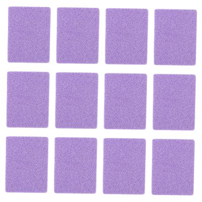 balacoo 80pcs Nail Art Tool Mini Square Polishing Block Sponge Nail Files for Home Salon