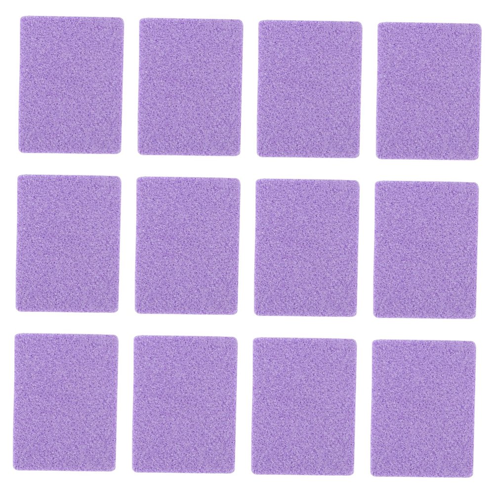 balacoo 80pcs Nail Art Tool Mini Square Polishing Block Sponge Nail Files for Home Salon