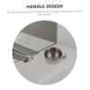 balacoo 3pcs Men's Bubbling Bowl Handle Shaving Soap Men's Silver Bowl for Simple Shaving Convenient Handle view 2