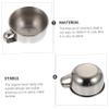 balacoo 3pcs Men's Bubbling Bowl Handle Shaving Soap Men's Silver Bowl for Simple Shaving Convenient Handle view 3