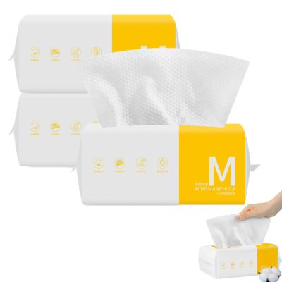 The Super Absorbent Daily Clean Towel,Super Absorbent Daily Clean Towel,Facial Cotton Tissue,100% Soft Dry Wipes,Disposable Face Towels For Drying Face (3PCS)