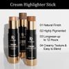 FV Cream Highlighter Stick, Blendable & Long Lasting Highlight Stick with Natural Finish, Shimmer Face Highlighter Makeup for Glowing Skin & Eyeshadow, Cruelty-free, 03 Champagne view 3
