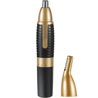 HAYNAH Nose Hair Trimmer and Ear Hair Trimmer, Portable Waterproof Ear Nose Hair Trimmers, Electric Nose Trimmer with Large-Capacity Storage Bins, for Bathroom, Hotel Easy Cleansing