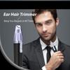 HAYNAH Ear and Nose Hair Trimmer, Battery-Operated Electric Eyebrow Trimmer, Portable Facial Hair Trimmers Shaver Clipper, for Travel, Hotel, Bathroom Easy Cleansing view 4