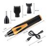 HAYNAH 4 in 1 Nose Hair Trimmer, USB Rechargeable Ear and Nose Trimmer Clipper, Waterproof Trimming Tool, Nose Trimmers Cordless for Man Woman Easy Cleansing view 2