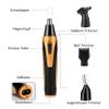 HAYNAH 4 in 1 Nose Hair Trimmer, USB Rechargeable Ear and Nose Trimmer Clipper, Waterproof Trimming Tool, Nose Trimmers Cordless for Man Woman Easy Cleansing view 3